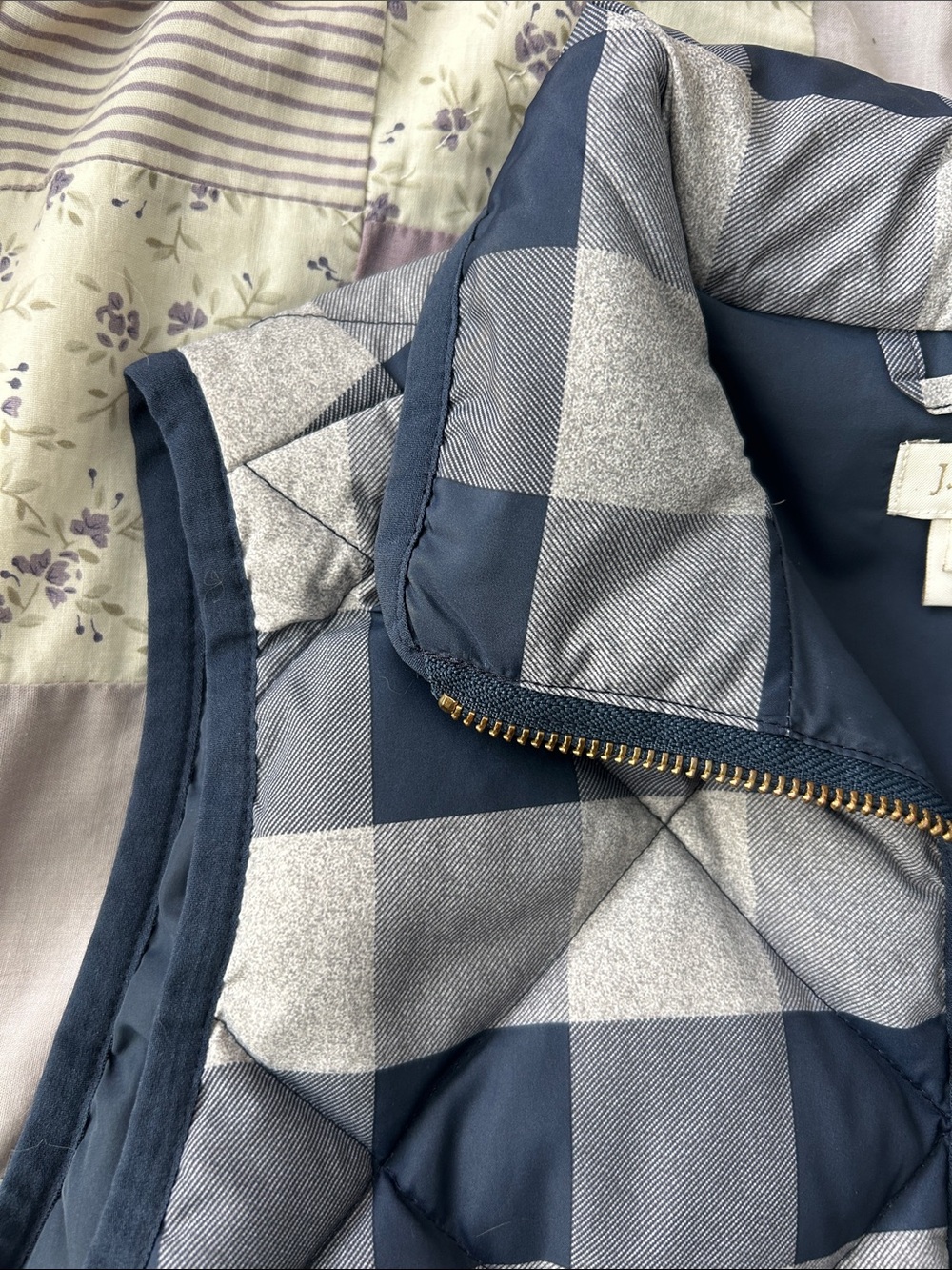 J. Crew down vest, xxs